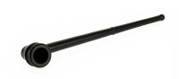 Holzpfeife ohne Verzierungen L 23 cm - Ebenholz