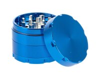 Pollinator Alugrinder "Coloured" 4 tlg. H 40 mm D 50 mm - Blau