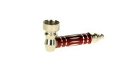 Metallpfeife 7,5 cm - versch. Farben