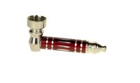 Metallpfeife 7,5 cm - versch. Farben