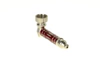 Metallpfeife 7,5 cm - versch. Farben