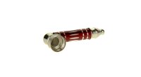 Metallpfeife 7,5 cm - versch. Farben