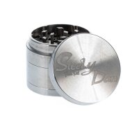 Edelstahlgrinder Pollinator D 38 mm H 32 mm "Steely Dan" inkl. Tasche