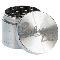Edelstahlgrinder Pollinator D 38 mm H 32 mm "Steely Dan" inkl. Tasche