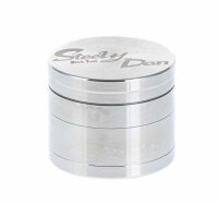 Edelstahlgrinder Pollinator D 38 mm H 32 mm "Steely Dan" inkl. Tasche