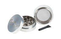Edelstahlgrinder Pollinator D 38 mm H 32 mm "Steely Dan" inkl. Tasche
