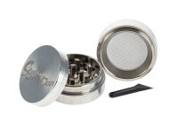 Edelstahlgrinder Pollinator D 38 mm H 32 mm "Steely Dan" inkl. Tasche