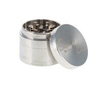 Edelstahlgrinder Pollinator D 38 mm H 32 mm "Steely Dan" inkl. Tasche