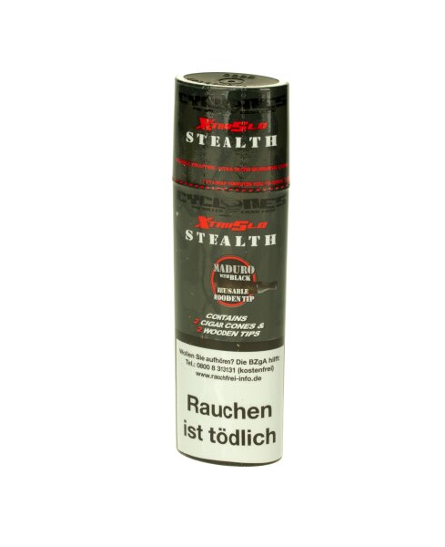 Cyclones Blunt Xtra Slo - Stealth - 2x Tabakblunt (Maduro-Zigarre)