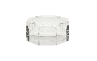 Raw Aschenbecher "Crystal Glass" 8-eckig 13x13x6 cm