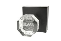 Raw Aschenbecher "Crystal Glass" 8-eckig 13x13x6 cm