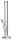 G-Spot Zylinder Eis H 50 cm D 50 mm WS 5 mm NS 18,8er Panzerschliff