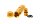 Portionierer Sniff Bottle "Black Leaf" Gold