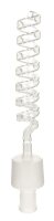 45er Glas Kupplung Spirale L 21 cm - unten 45er, oben 18,8er (SP1)