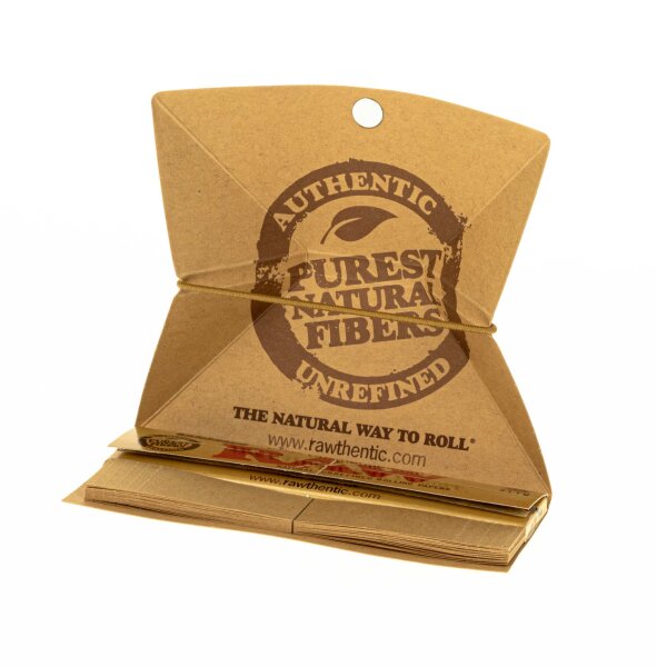 RAW Classic Artesano - unbleached - King Size Slim - 32 Blättchen + 32 Filtertips + Tray