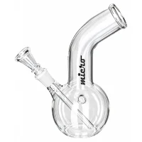Micro Glasbong Bowl+Knick H 18 cm D 36 mm 14,5er