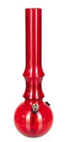 Acrylbong dunkel Rot "Bowl" ohne Standfuß H 32 cm D 4,0 cm