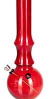 Acrylbong dunkel Rot "Bowl" ohne Standfuß H 32 cm D 4,0 cm