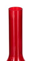 Acrylbong dunkel Rot "Bowl" ohne Standfuß H 32 cm D 4,0 cm