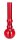 Acrylbong dunkel Rot "Bowl" ohne Standfuß H 32 cm D 4,0 cm