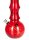 Acrylbong dunkel Rot "Bowl" ohne Standfuß H 32 cm D 4,0 cm