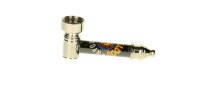 Purpfeife Metall L 7 cm Bulldog Amsterdam ink. 5 Siebe