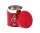 Pollinator / Siebgrinder aus Aluminium Öl-Fass Optik H 4,5 cm D 38 mm Farbe:Rot