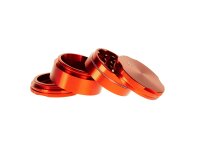 Black Leaf Alugrinder Pollinator / Sieb "New Edge" D 50 mm H 40 mm Farbe: Rot
