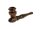 Purpfeife aus Rosenholz hell steckbar glatt L 10 cm