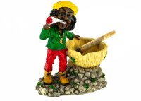 Rasta Aschenbecher "Rastaman stehend" H 10 cm