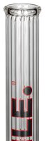 Ehle Glasbong "Rippenrohr" H 45 cm NS 18,8 - Rundfuß