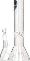 Heisenberg Glasbong 18,8er - Big Bud - H 41 cm D 135/50 mm WS 5 mm Inline + Igel-Percolator - NO KICK