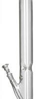 G-Spot Glasbong "Zylinder Eis" ohne Panzerschliff H 75 cm D 58 mm