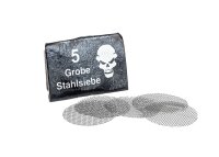 5 Stahlsiebe grob 25 mm