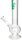 Growline Glasbong 14,5er - Bowl - mit Hanfpflanzen Aufdruck - H 30 cm D 40 mm WS 3 mm