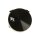 Black Leaf Alugrinder D 55 mm mit Pollinator/Sieb H 40 mm, CNC, 4-teilig Schwarz