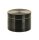 Black Leaf Alugrinder D 55 mm mit Pollinator/Sieb H 40 mm, CNC, 4-teilig Schwarz