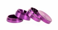 Black Leaf Pollinatorgrinder - 4tlg. D 40 mm H 35 mm - Violett