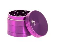 Black Leaf Pollinatorgrinder - 4tlg. D 40 mm H 35 mm - Violett