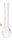 Boost Glasbong 18,8er - Bowl ohne Standfuß - H 41 cm D 50 mm WS 5 mm - ICE