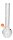 Boost Glasbong 18,8er - Bowl ohne Standfuß - H 41 cm D 50 mm WS 5 mm - ICE