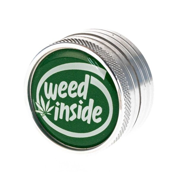 Alugrinder 2tlg. "Weed Inside" D 40 mm