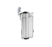 Tycoon Trump 3er Jet Feuerzeug - Gunmetal Satin (Matt)