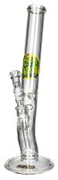 G-Spot Glasbong "WEEDMAN Durchhänger Eis" mit Panzerschliff H 40 cm D 50 mm