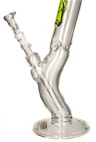 G-Spot Glasbong "WEEDMAN Durchhänger Eis" mit Panzerschliff H 40 cm D 50 mm