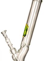 G-Spot Glasbong "WEEDMAN Durchhänger Eis" mit Panzerschliff H 40 cm D 50 mm
