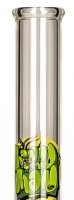 G-Spot Glasbong "WEEDMAN Durchhänger Eis" mit Panzerschliff H 40 cm D 50 mm