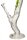 G-Spot Glasbong "WEEDMAN Durchhänger Eis" mit Panzerschliff H 40 cm D 50 mm