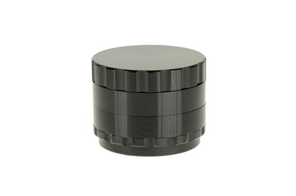 Black Leaf Pollinatorgrinder 4tlg - Propellerklingen - D 62 mm H 48 mm - Schwarz/Silber/Bronze