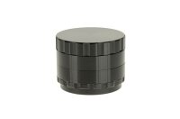 Black Leaf Pollinatorgrinder 4tlg - Propellerklingen - D 62 mm H 48 mm - Schwarz/Silber/Bronze
